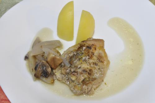 Kuře na rozmarýnu  – Snadné recept z Itálie kuchyně, hotový za 30 - 45 minut